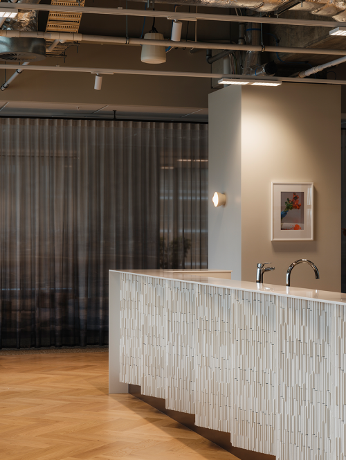 Avanti Finance Kitchen Detail with Feature Tiles