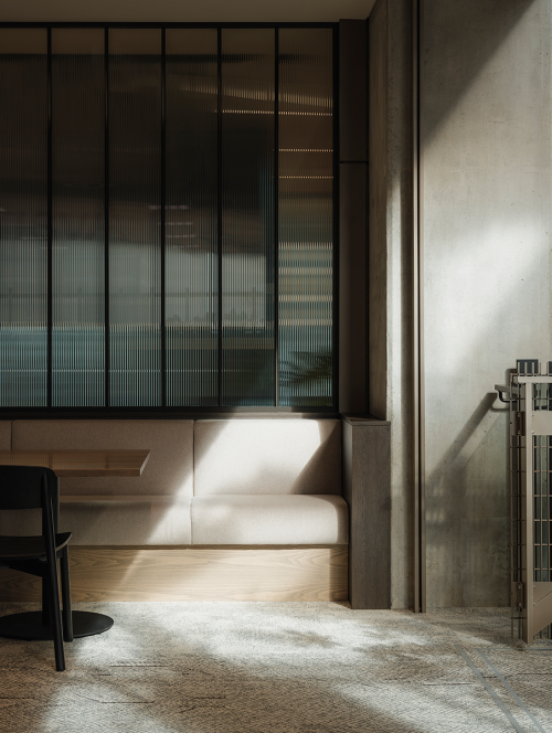 Avanti Finance Detailed Shot with Sun on Booth Seating