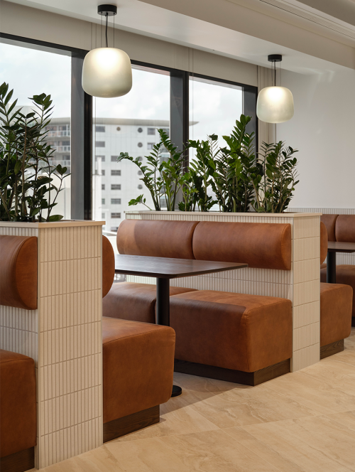 BTSR Collaboration and Cafe Booth Seating