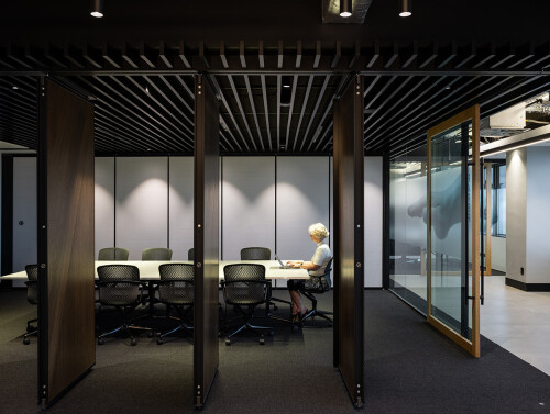 HGM Boardroom with operable wall open