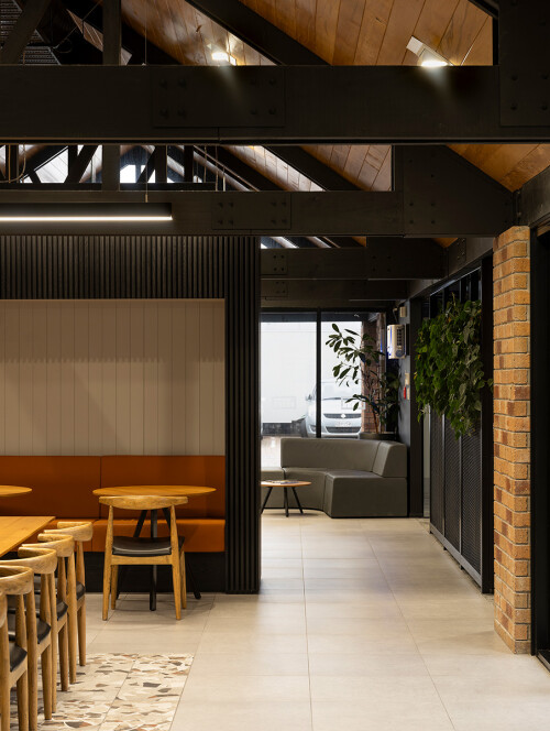 ITM Cafe Seating and View to front of house