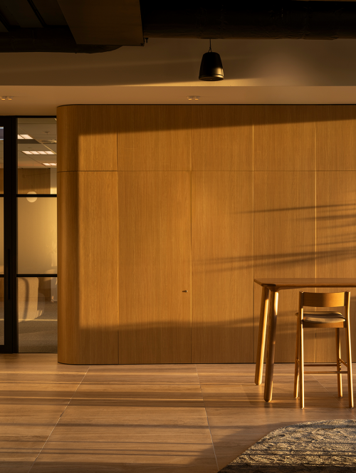Qantas Host Kitchen in morning light