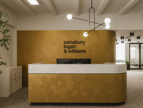 Sainsbury Logan & Williams front of house reception