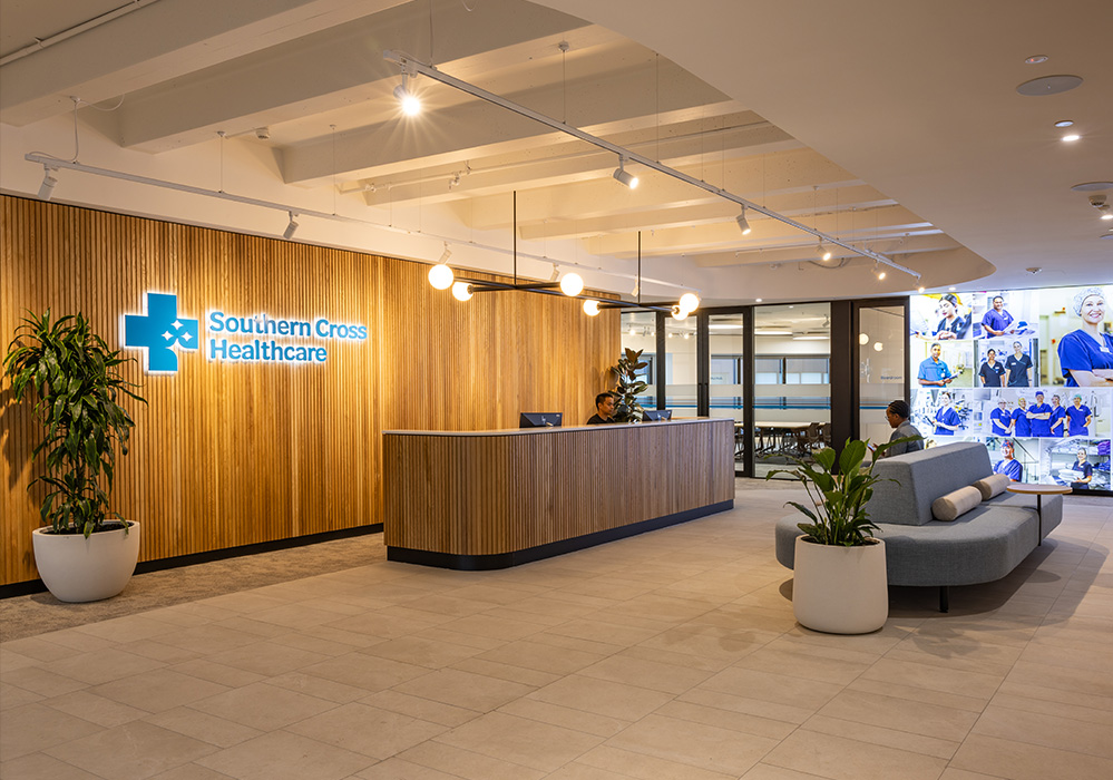 Southern Cross Healthcare's new workplace in Tāmaki Makaurau